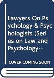 Cover of Lawyers on psychology and psychologists on law by P. J. van Koppen