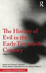 Cover of History of Evil in the Early Twentieth Century by Victoria S. Harrison