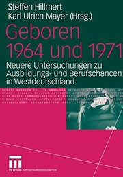 Front cover of Geboren 1964 und 1971 by Steffen Hillmert