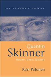 Cover of Quentin Skinner by Kari Palonen