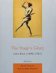 Cover of Stage's Glory by Berta Joncus