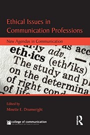 Cover of Ethical Issues in Communication Professions by Minette E. Drumwright