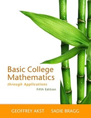 Cover of Basic mathematics through applications by Geoffrey Akst