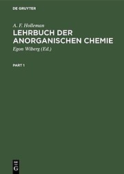 Cover of Lehrbuch der Anorganischen Chemie by A. F. Holleman