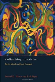 Cover of Radicalizing enactivism by Daniel D. Hutto