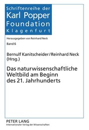 Cover of Naturwissenschaftliche Weltbild Am Beginn des 21. Jahrhunderts by Reinhard Neck