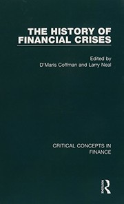 Front cover of History of Financial Crises by D'Maris Coffman