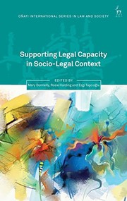 Front cover of Supporting Legal Capacity in Socio-Legal Context by Mary Donnelly