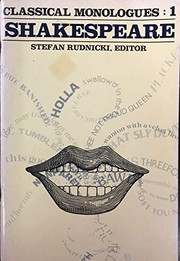 Cover of Classical monologues by Stefan Rudnicki