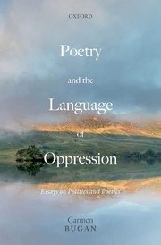 Front cover of Poetry and the Language of Oppression by Carmen Bugan