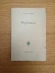 Cover of Préférences by Julien Gracq