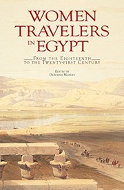 Front cover of Women Travelers in Egypt by Deborah Manley