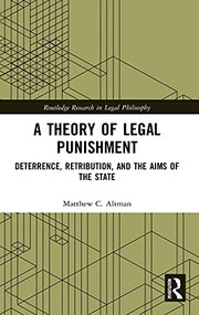 Front cover of Theory of Legal Punishment by Matthew C. Altman