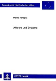 Cover of Akteure Und Systeme by Melitta Konopka