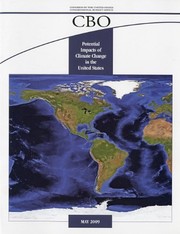Cover of Potential impacts of climate change in the United States by Robert Shackleton