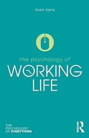 Front cover of Psychology of Working Life by Toon W. Taris