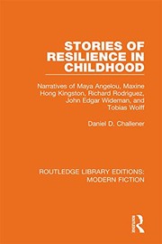 Front cover of Stories of Resilience in Childhood by Daniel D. Challener