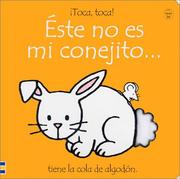 Front cover of That's Not My Bunny by Fiona Watt
