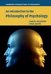 Front cover of Introduction to the Philosophy of Psychology by Fred Adams