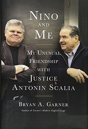 Cover of Nino and me by Bryan A. Garner