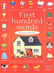 Front cover of First 100 Words in English by Heather Amery