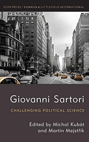 Front cover of Giovanni Sartori by Michal Kubát