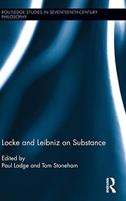 Front cover of Locke and Leibniz on Substance by Paul Lodge