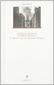 Front cover of L' opera plurilingue di Amelia Rosselli by Tatiana Bisanti