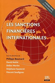 Front cover of Les sanctions financières internationales by David G. Hotte