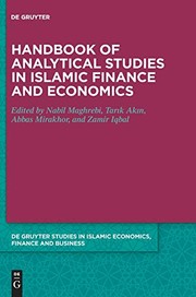 Cover of Handbook of Analytical Studies in Islamic Finance and Economics by Zamir Iqbal