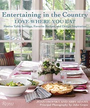 Front cover of Entertaining in the country by Joan Osofsky