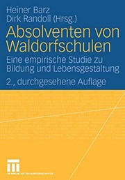 Front cover of Absolventen von Waldorfschulen by Heiner Barz