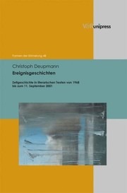 Cover of Ereignisgeschichten by Christoph Deupmann