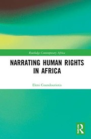 Front cover of Narrating Human Rights in Africa by Eleni Coundouriotis