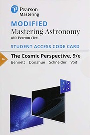 Front cover of Modified Mastering Astronomy with Pearson EText -- Standalone Access Card -- for Cosmic Perspective by Jeffrey O. Bennett