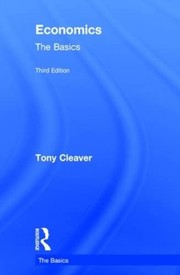 Front cover of Economics by Tony Cleaver