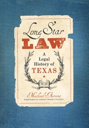 Cover of Lone star law by Michael S. Ariens