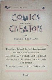Front cover of Comics and their creators by Martin Sheridan