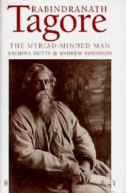 Cover of Rabindranath Tagore by Krishna Dutta