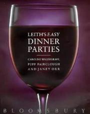Cover of Leith's Easy Dinners by Caroline Waldegrave
