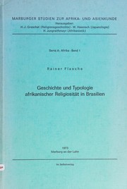 Cover of Geschichte und Typologie afrikanischer Religiosität in Brasilien by Rainer Flasche
