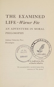 Cover of The examined life by Fite, Warner