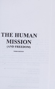 Front cover of The Human Mission by Institute of Perceptionism