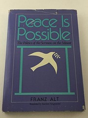 Cover of Peace is possible by Franz Alt