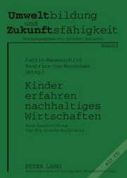 Front cover of Kinder Erfahren Nachhaltiges Wirtschaften by Katrin Hauenschild