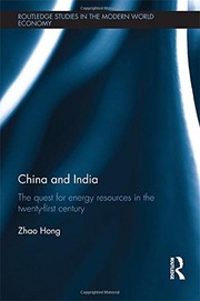 Front cover of China and India by Hong Zhao