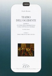 Front cover of Teatro dell'Occidente by Paolo Bosisio