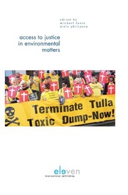 Front cover of Access to justice in environmental matters by Michael Faure