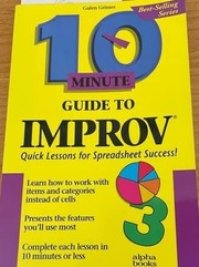 Front cover of 10 minute guide to Improv by Galen Grimes