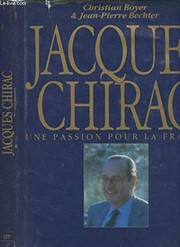 Cover of Jacques Chirac by Christian Boyer